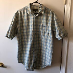 Timberland Short Sleeve Button Down size L GUC